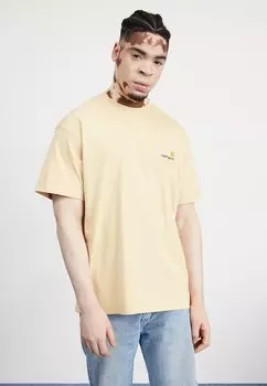 Базовая футболка American Script Carhartt WIP, цвет rattan