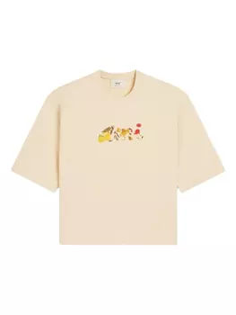 Базовая футболка AMI Paris, нейтральный