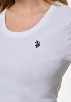 Базовая футболка AMY U.S. Polo Assn., белый