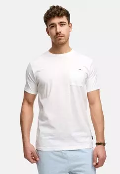 Базовая футболка ANDORRA INDICODE JEANS, кремовый