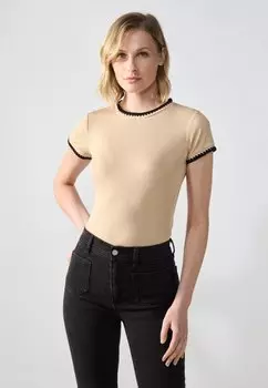 Базовая футболка Anna Field, бежевый