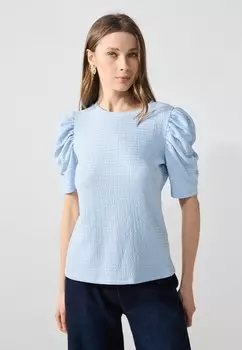 Базовая футболка Anna Field, светло-голубой