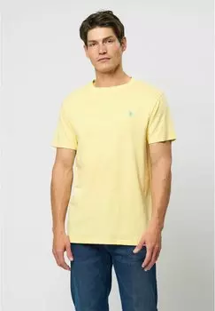 Базовая футболка ARJUN U.S. Polo Assn., желтый