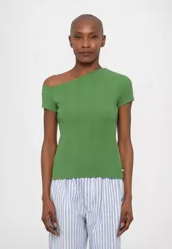 Базовая футболка ASYMMERIC CLOSED, зеленый