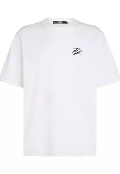 Базовая футболка Autograph KARL LAGERFELD, белая