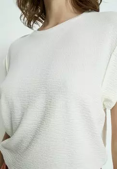 Базовая футболка AVERLY WIDE CUFF PEPPERCORN, белый