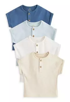 Базовая футболка BABY JERSEY T-SHIRT 4 PACK Next, цвет blue