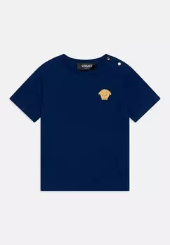 Базовая футболка BABY MEDUSA UNISEX Versace, синий