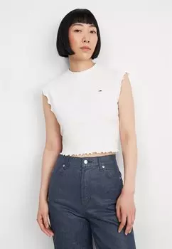 Базовая футболка BABYLOCK Tommy Jeans, белый