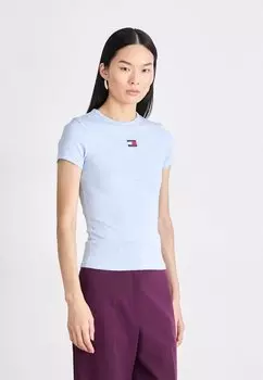 Базовая футболка BADGE TEE Tommy Jeans, светло-голубой