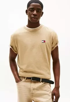 Базовая футболка BADGE TEE Tommy Jeans, светло-коричневый