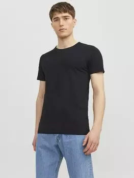 Базовая футболка Basic O-Neck Tee Jack & Jones, черный