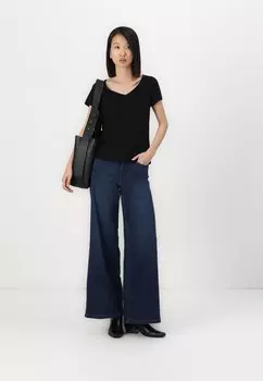 Базовая футболка BASIC V NECK TEE WITH RAW NECKLINE 3 PACK Anna Field, бежевый