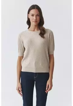 Базовая футболка BAZO TATUUM, бежевый