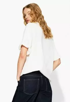 Базовая футболка Bershka, белый