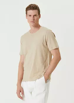 Базовая футболка Beymen Collection, бежевый
