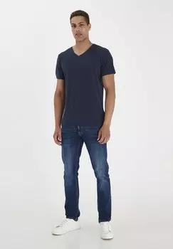 Базовая футболка Bhbhdinton V Blend, цвет navy
