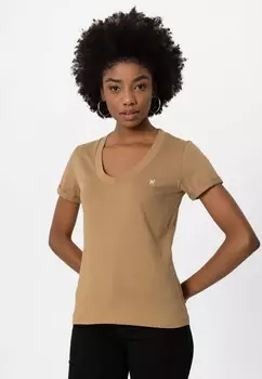 Базовая футболка BIELLA Williot, коричневый