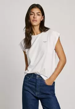 Базовая футболка BLOOMA Pepe Jeans, белый