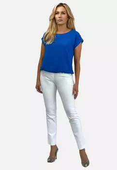 Базовая футболка BOAT NECKLINE PLAIN REGINA FASHION, синий