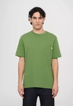 Базовая футболка BOBBY POCKET WOOD WOOD, темно-зеленый
