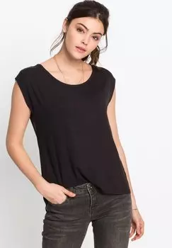 Базовая футболка bonprix, черный