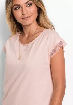 Базовая футболка bonprix, роза