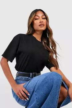 Базовая футболка Boohoo, черный