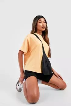 Базовая футболка Boohoo, кэмел