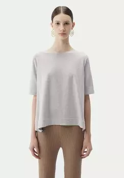 Базовая футболка BOX-CUT GOBI Cashmere, светло-серый