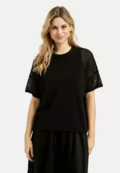 Базовая футболка BOXY MILANO ITALY, черный