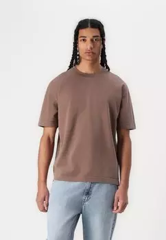 Базовая футболка BOXY WEBEX Hollister Co., коричневый