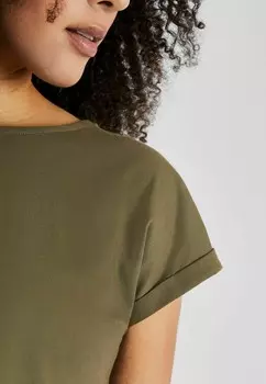 Базовая футболка BOYFRIEND MATERNITY, REGULAR FIT JoJo Maman Bb, зеленый