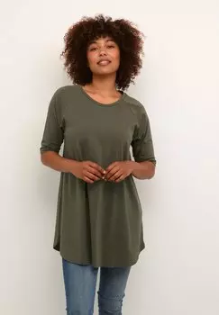 Базовая футболка BPJANE Kaffe, бутылочно-зеленый