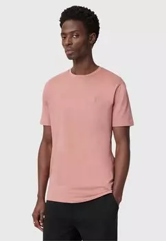 Базовая футболка BRACE CREW AllSaints, розовый