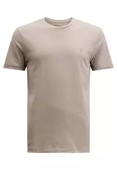 Базовая футболка BRACE CREW AllSaints, темно-серый