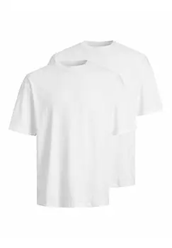 Базовая футболка BRADLY DOPPELPACK Jack & Jones, белый
