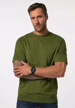 Базовая футболка BUIK SPECIALE SNIT KORTE MOUWEN JP1880, сине-зеленый