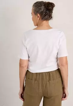 Базовая футболка BURDOCK Seasalt Cornwall, белый