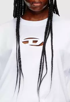 Базовая футболка BUXT CROP Diesel, белый