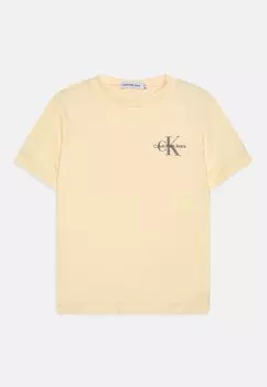 Базовая футболка Calvin Klein Jeans, бежевый