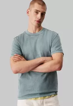 Базовая футболка Calvin Klein Jeans, зеленый