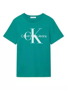 Базовая футболка Calvin Klein Kids, зеленый