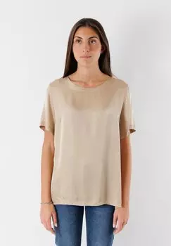 Базовая футболка Camicetta MESANGE, бежевый