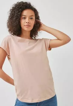 Базовая футболка Cap Sleeve Next, светло-розовая