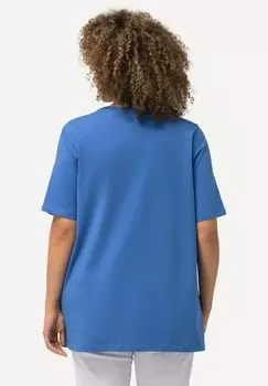 Базовая футболка CARREE AUSSCHNITT HALBARM Ulla Popken, цвет Mottled Berry