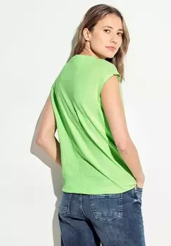 Базовая футболка Cecil, неоновый зеленый