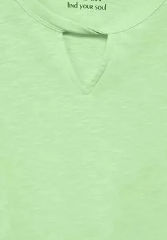 Базовая футболка Cecil, неоновый зеленый