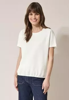 Базовая футболка Cecil, слоновая кость