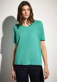 Базовая футболка Cecil, светло-зеленый